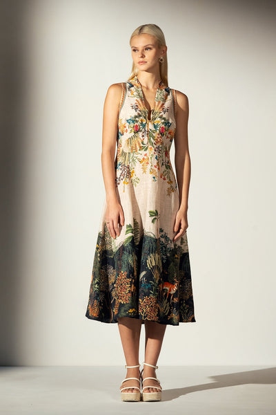 Aisha Ahmed in Alison Midi Dress