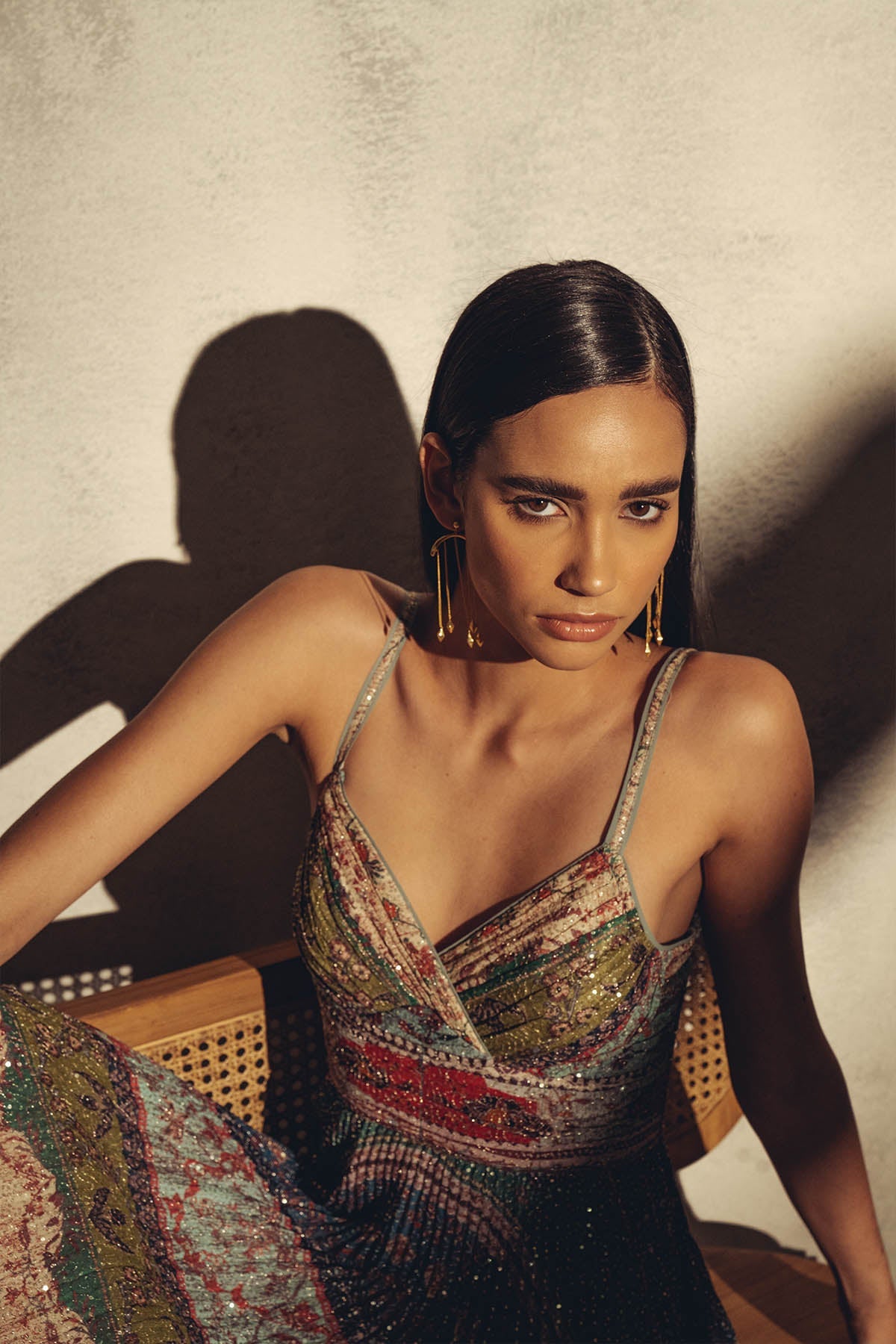 Koel Puri in Crystal Dress