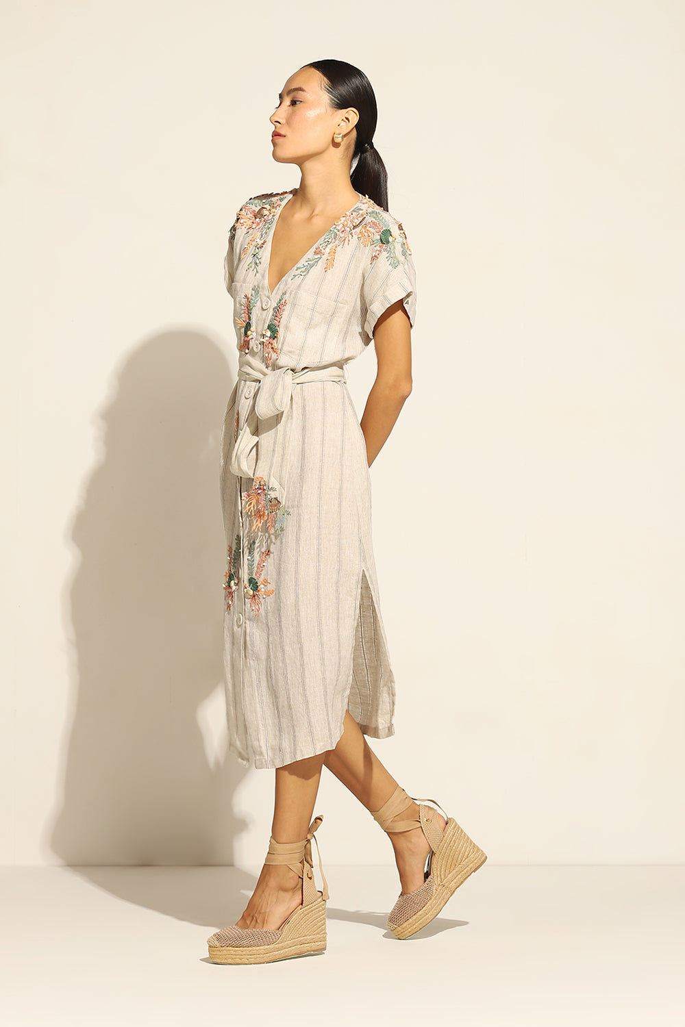 Sage Shirt Dress