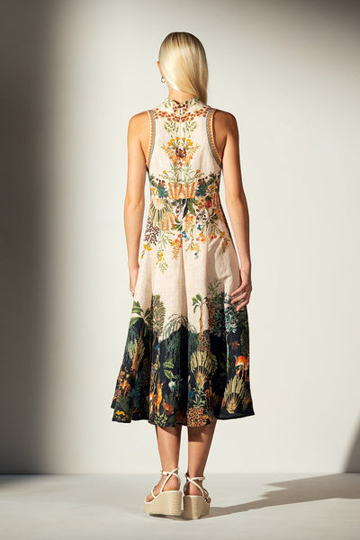 Aisha Ahmed in Alison Midi Dress