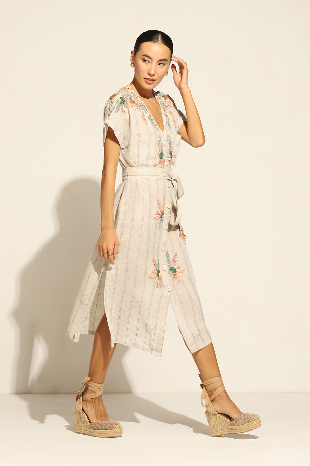 Sage Shirt Dress