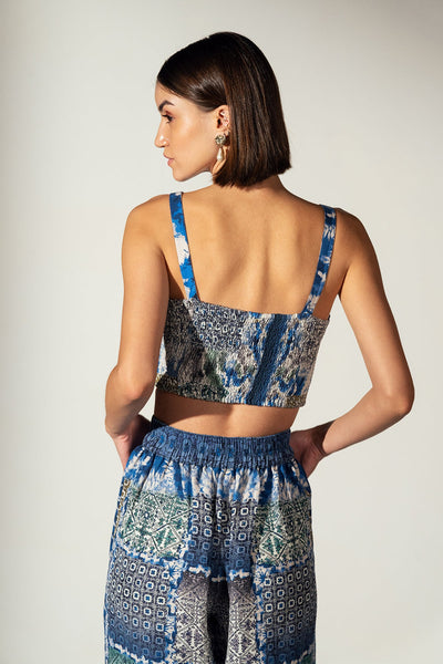 nitanshi goel in Kyla Pleated Bustier