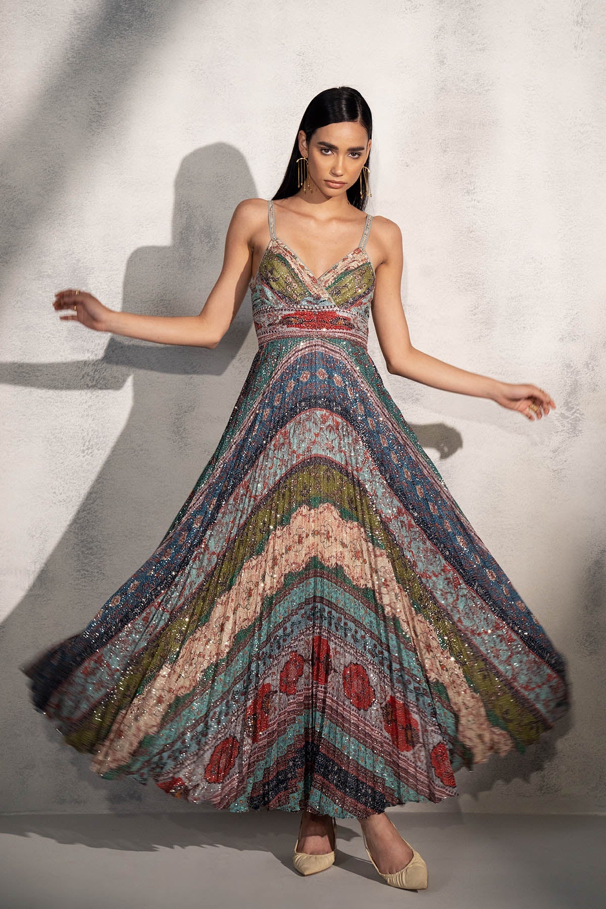 Koel Puri in Crystal Dress