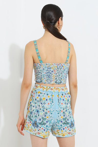 Khushnaz Turner in Blair Pleated Bustier