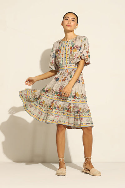 Sabina Bubble Sleeve Short Dress