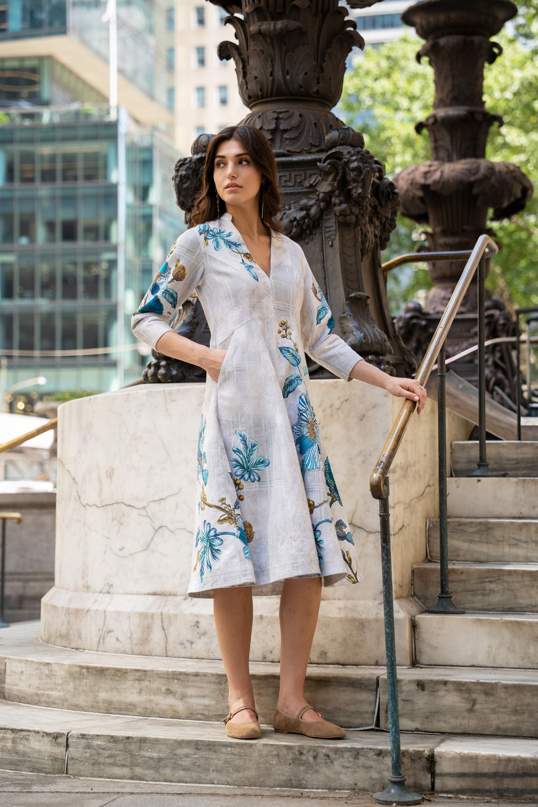 Orli Panel Midi Dress