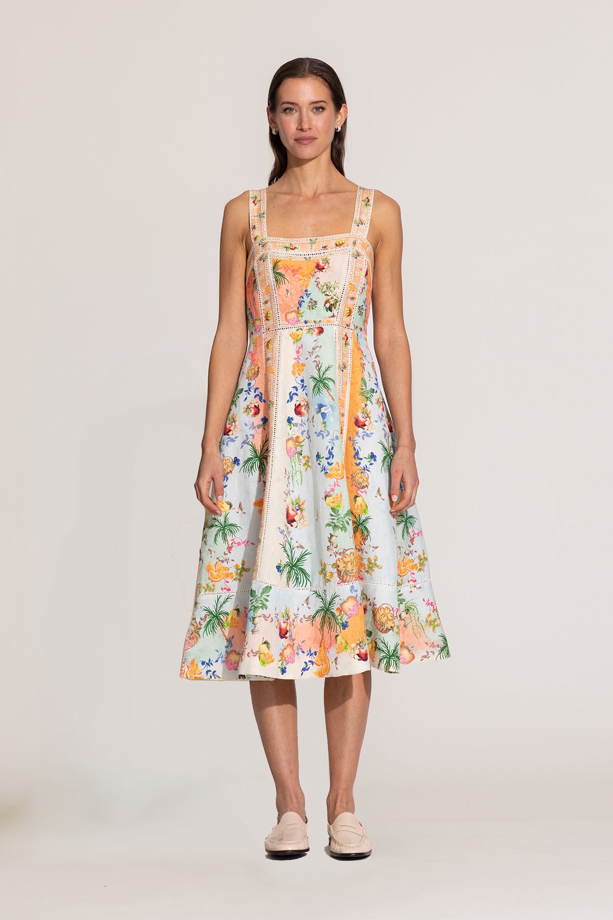 Alora Panel Midi Dress