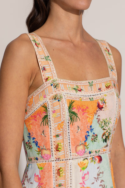 Alora Panel Midi Dress