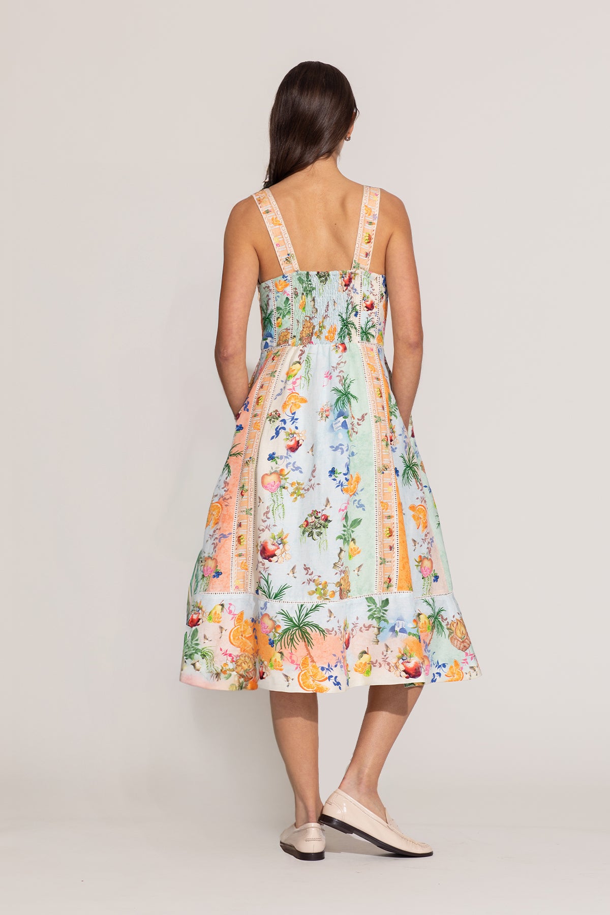 Alora Panel Midi Dress