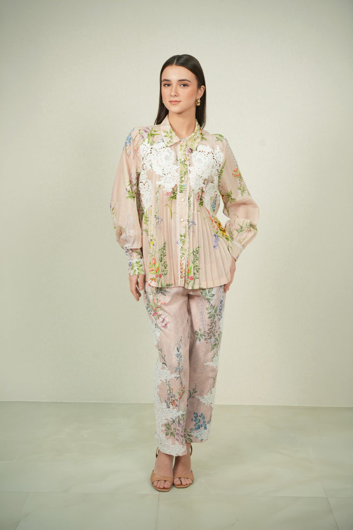 Bloomlet Pleated Shirt