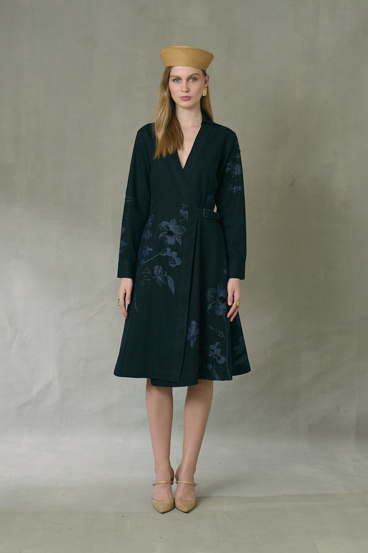 Bruma Wrap MIDI Dress