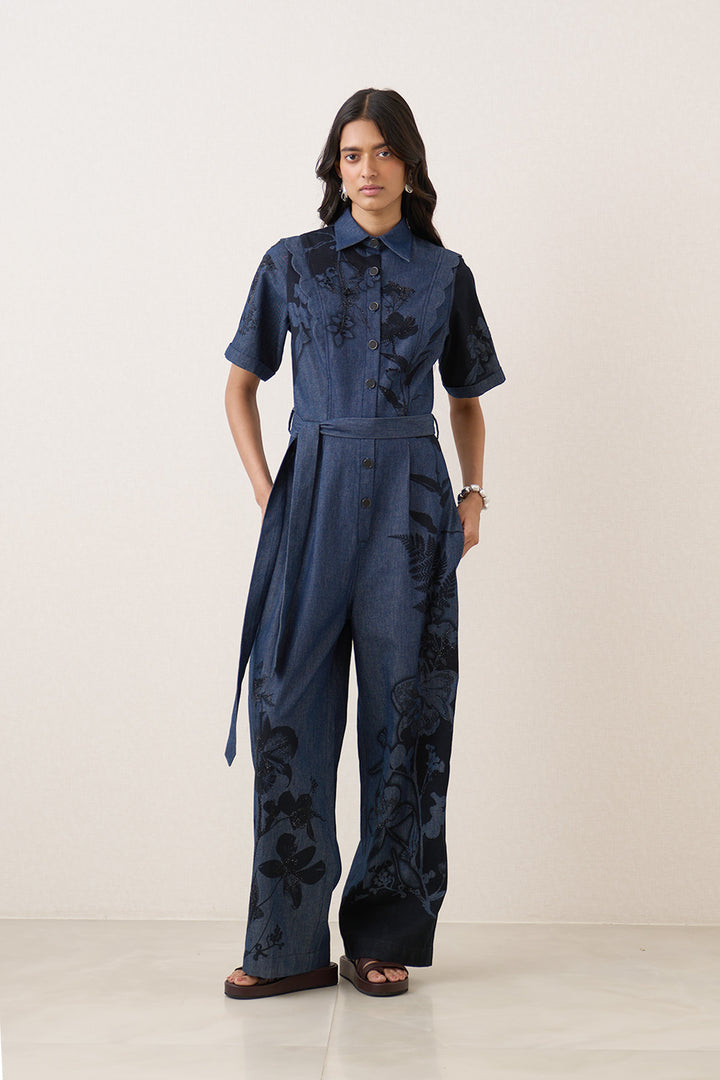 Haze Scalop Detail Jumpsuit