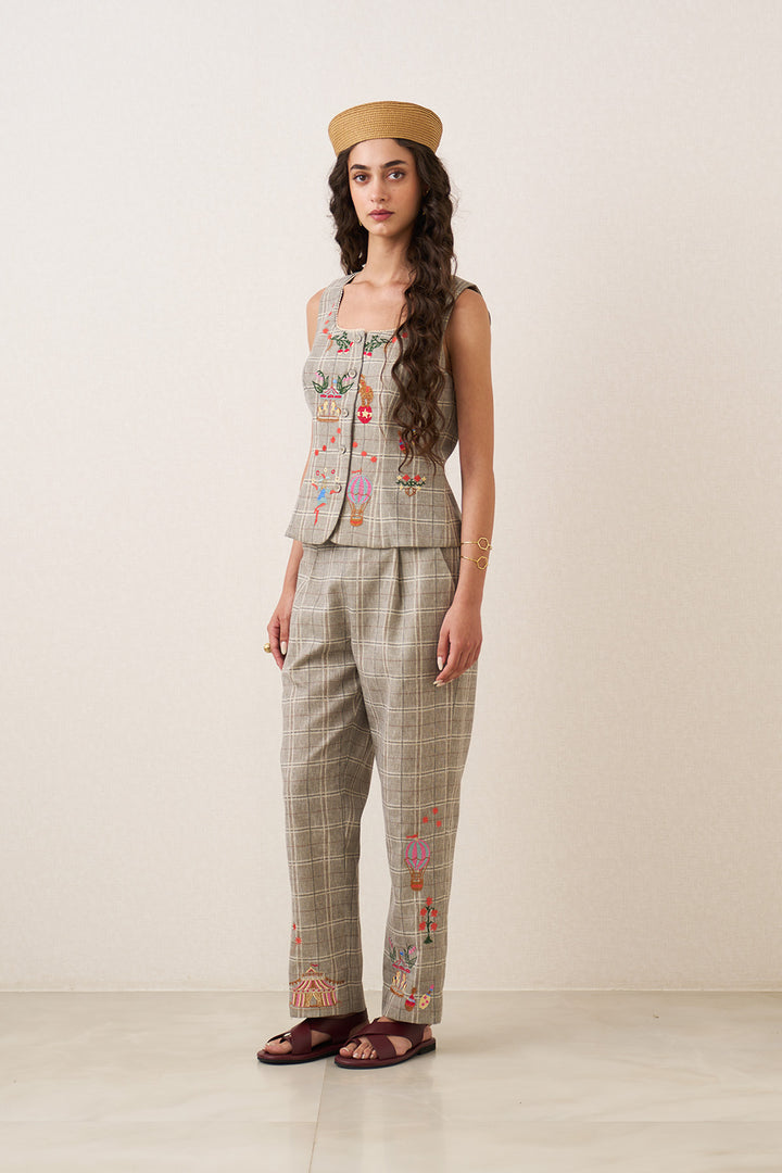 Ira Square Neck Waistcoat