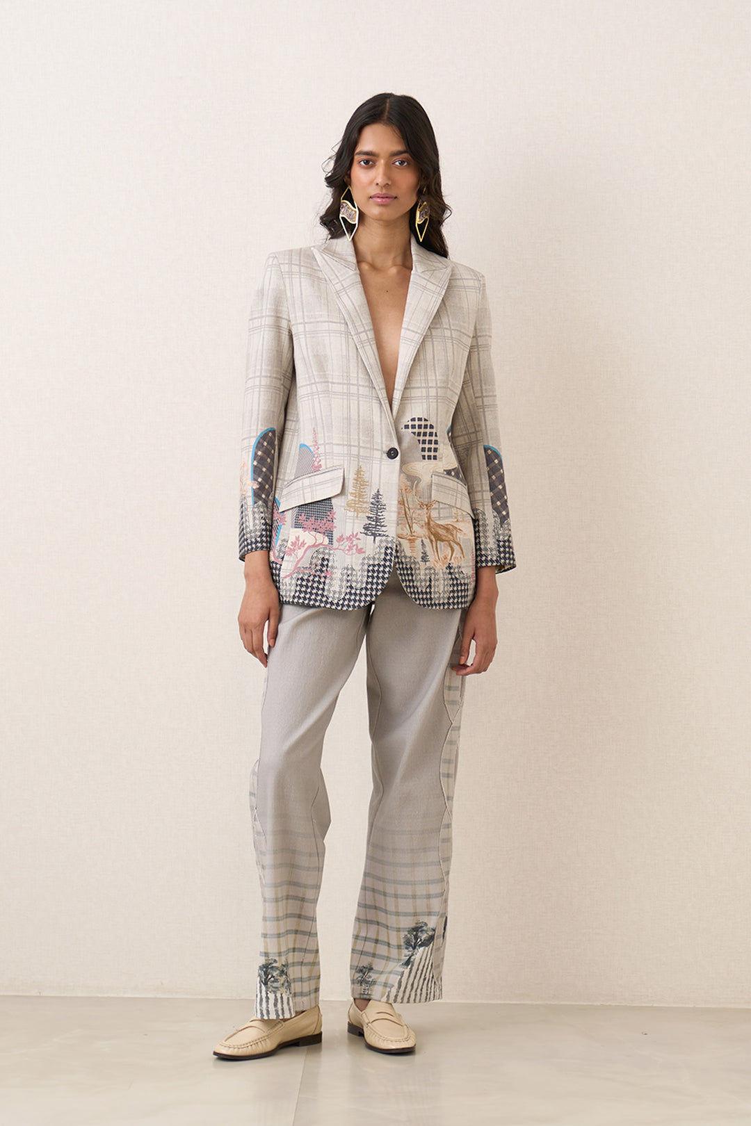 Orine Knotch Collar Jacket