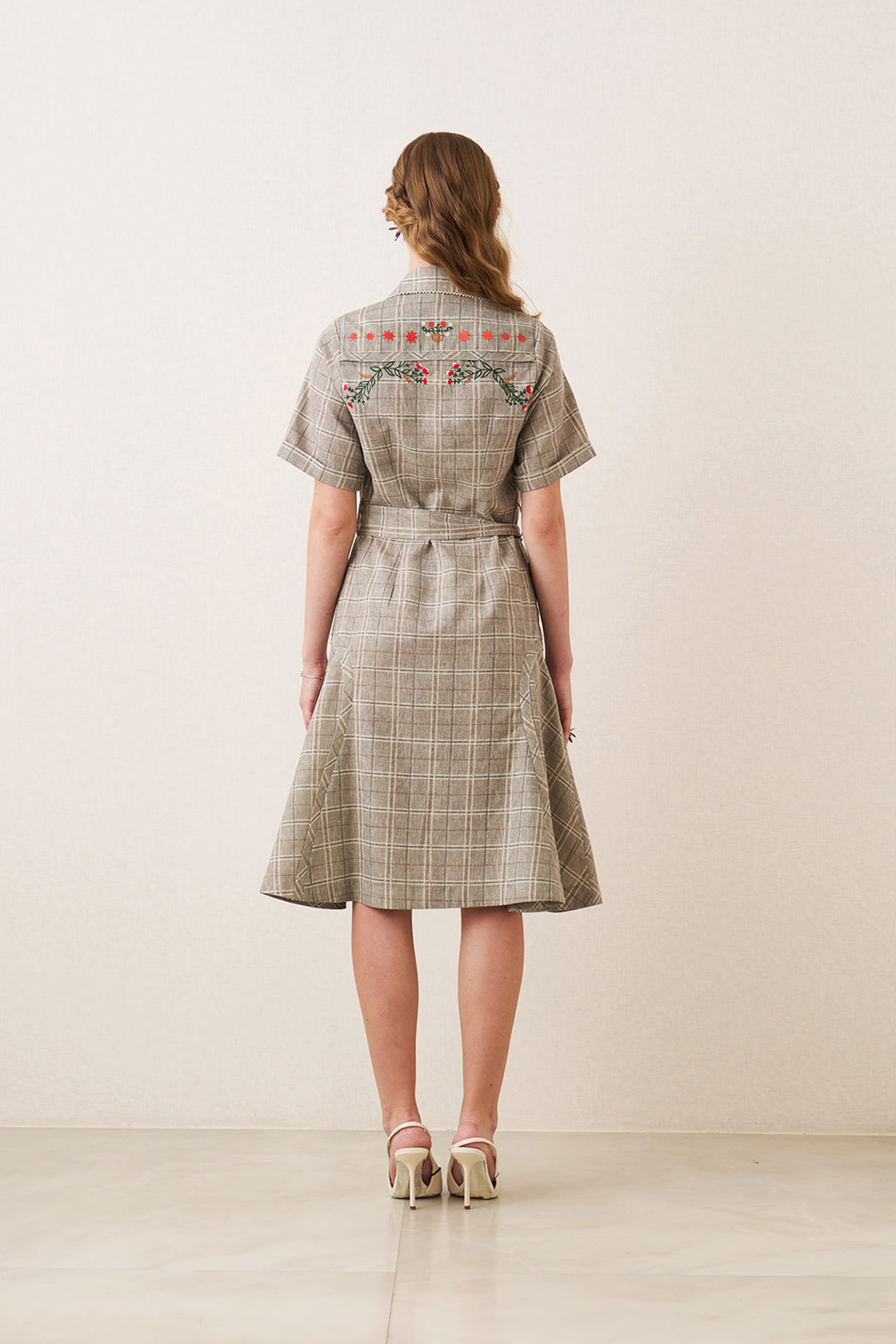 Mira Collared Midi Dress