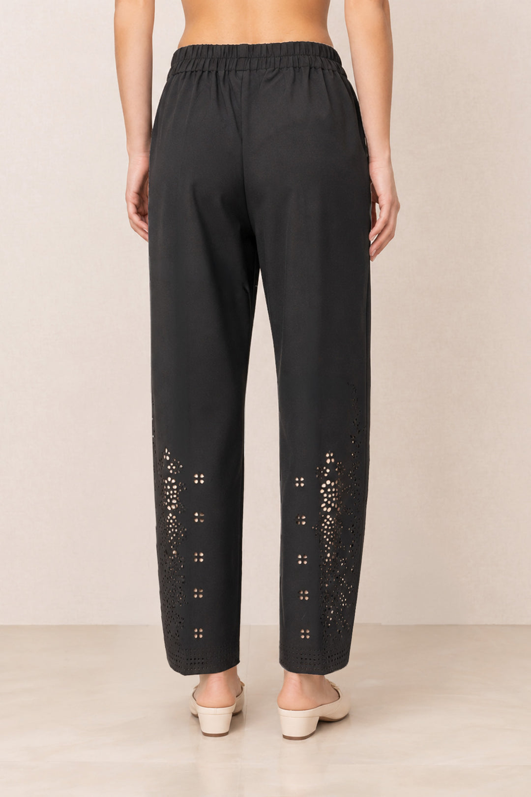Kora Black Lace Pants