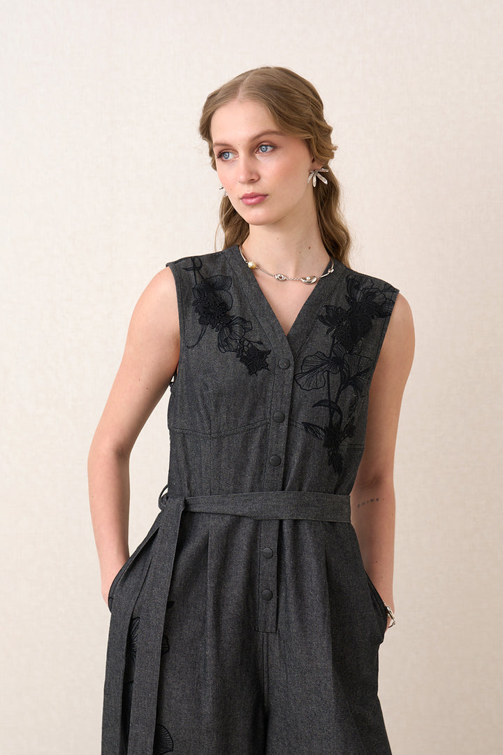 Maribelle Sleeveless Jumpsuit