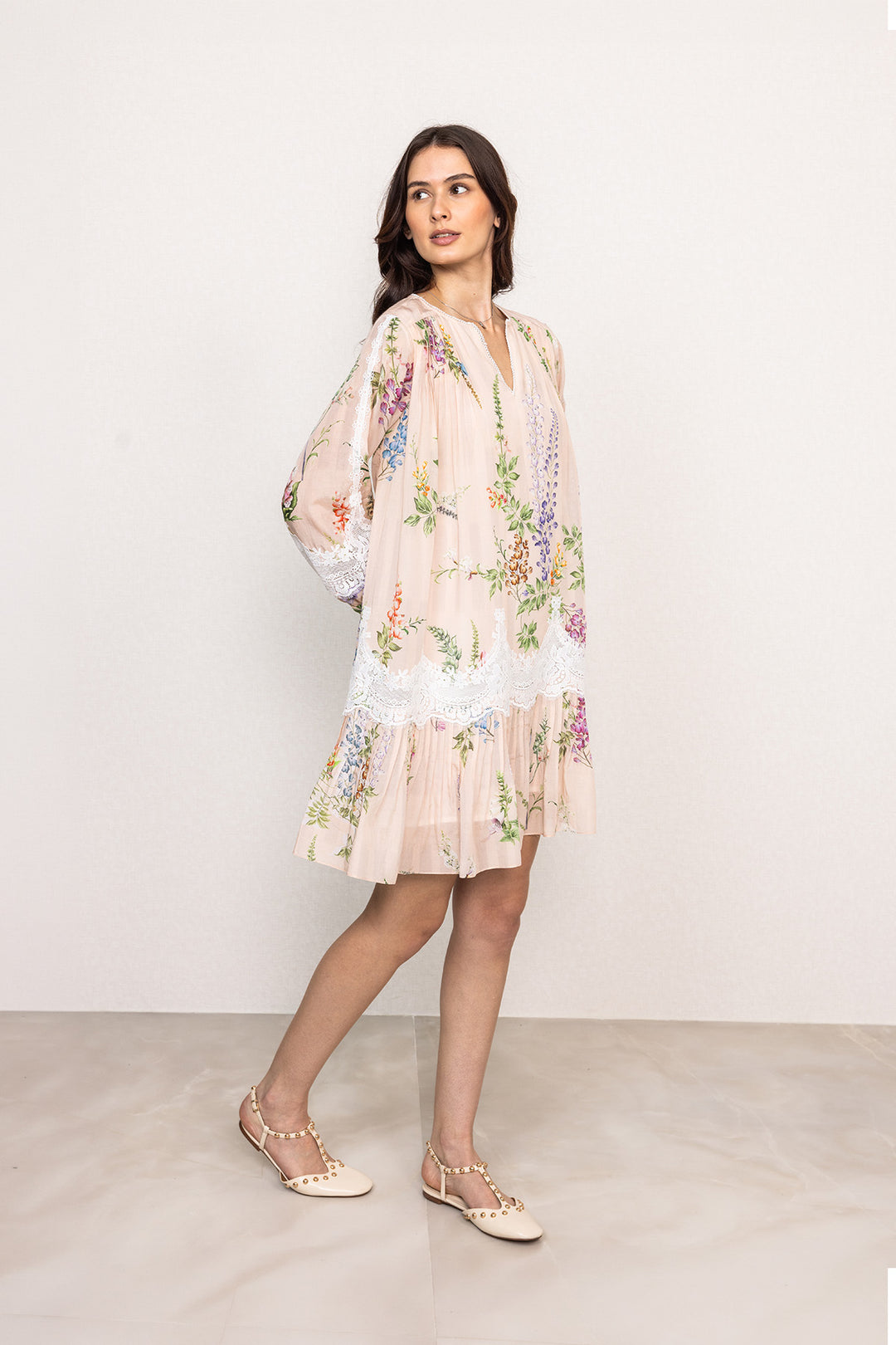 Edel Pintuck Mini Dress