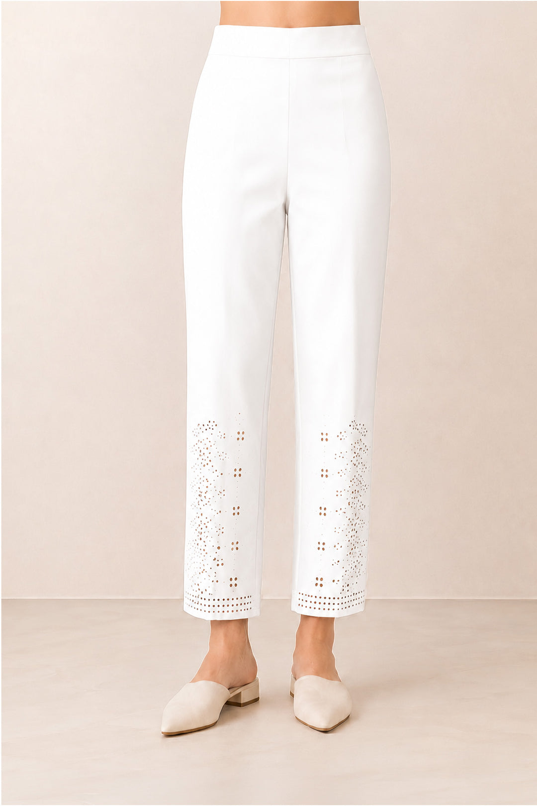 Adira White Lace Pants