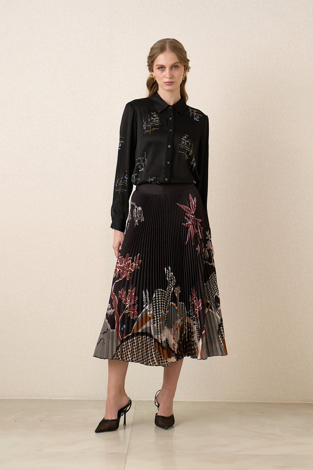 Elisia Pleated Skirt