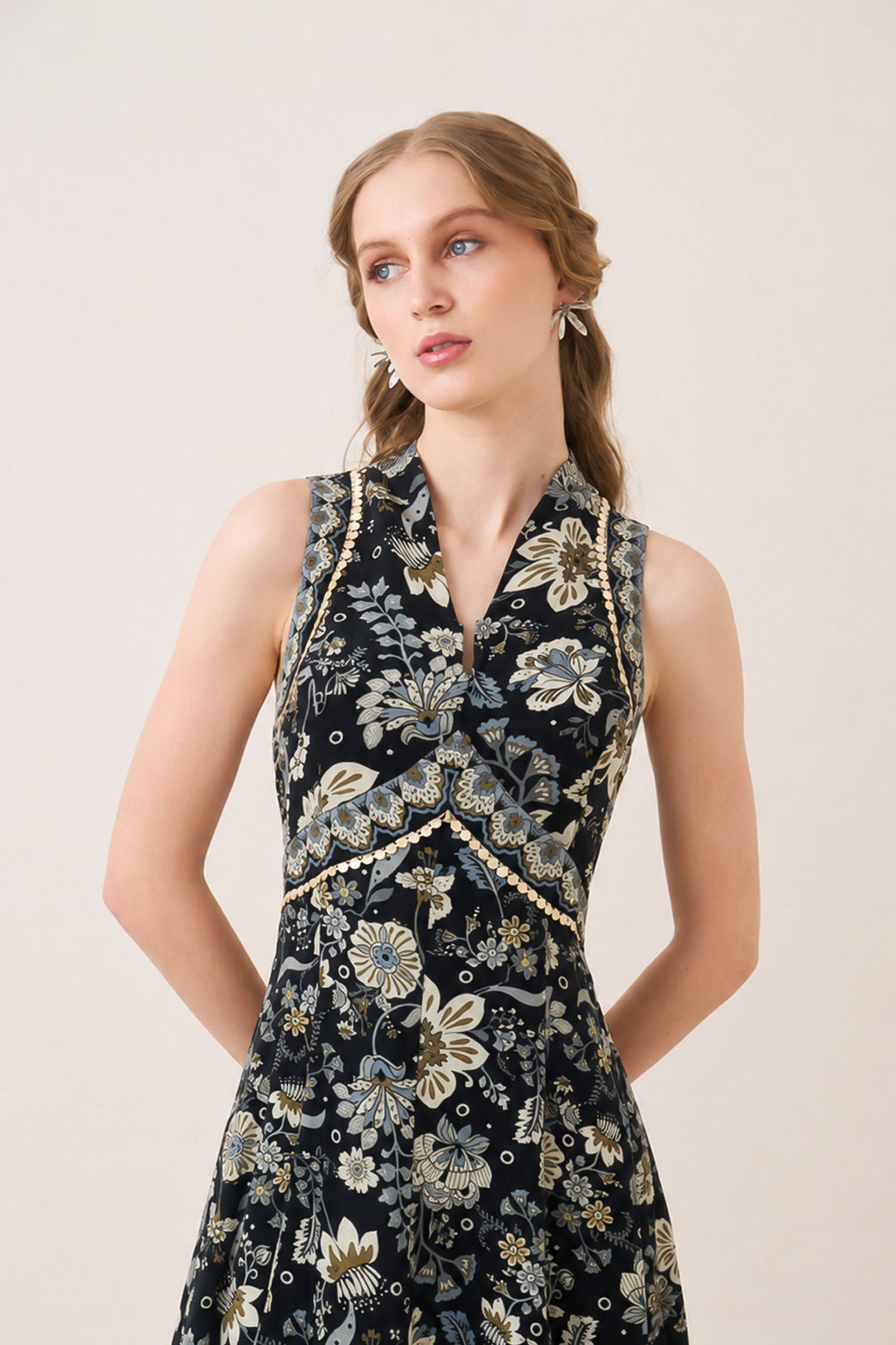 Florisque Black Dress