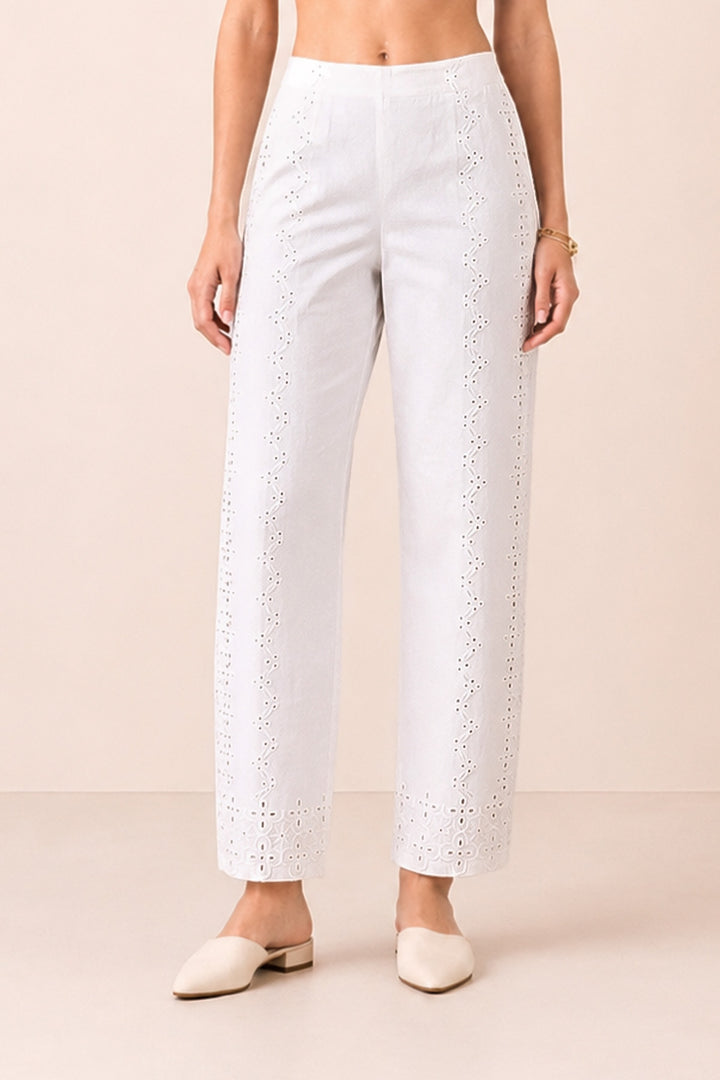 Noren White Lace Pants
