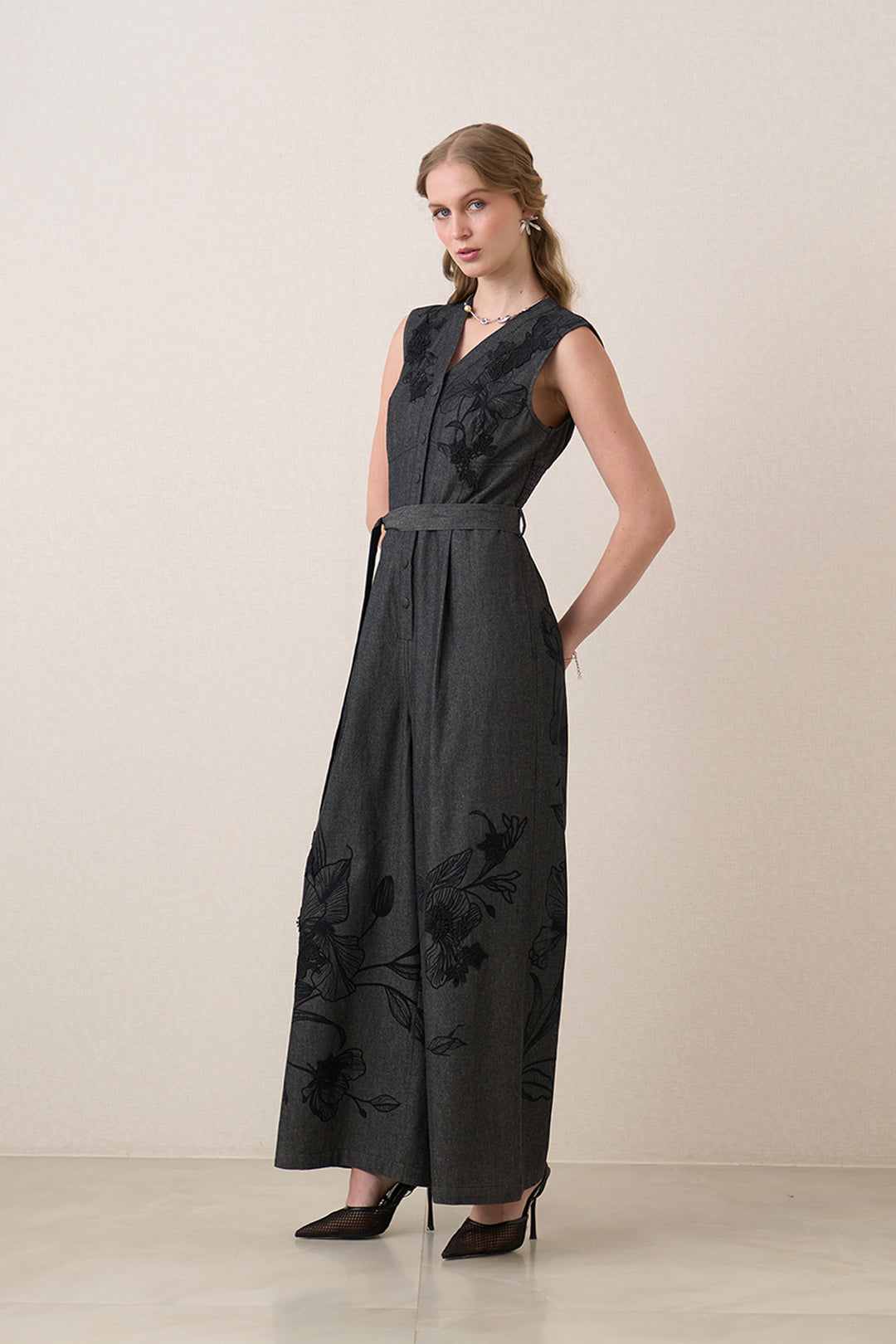 Maribelle Sleeveless Jumpsuit