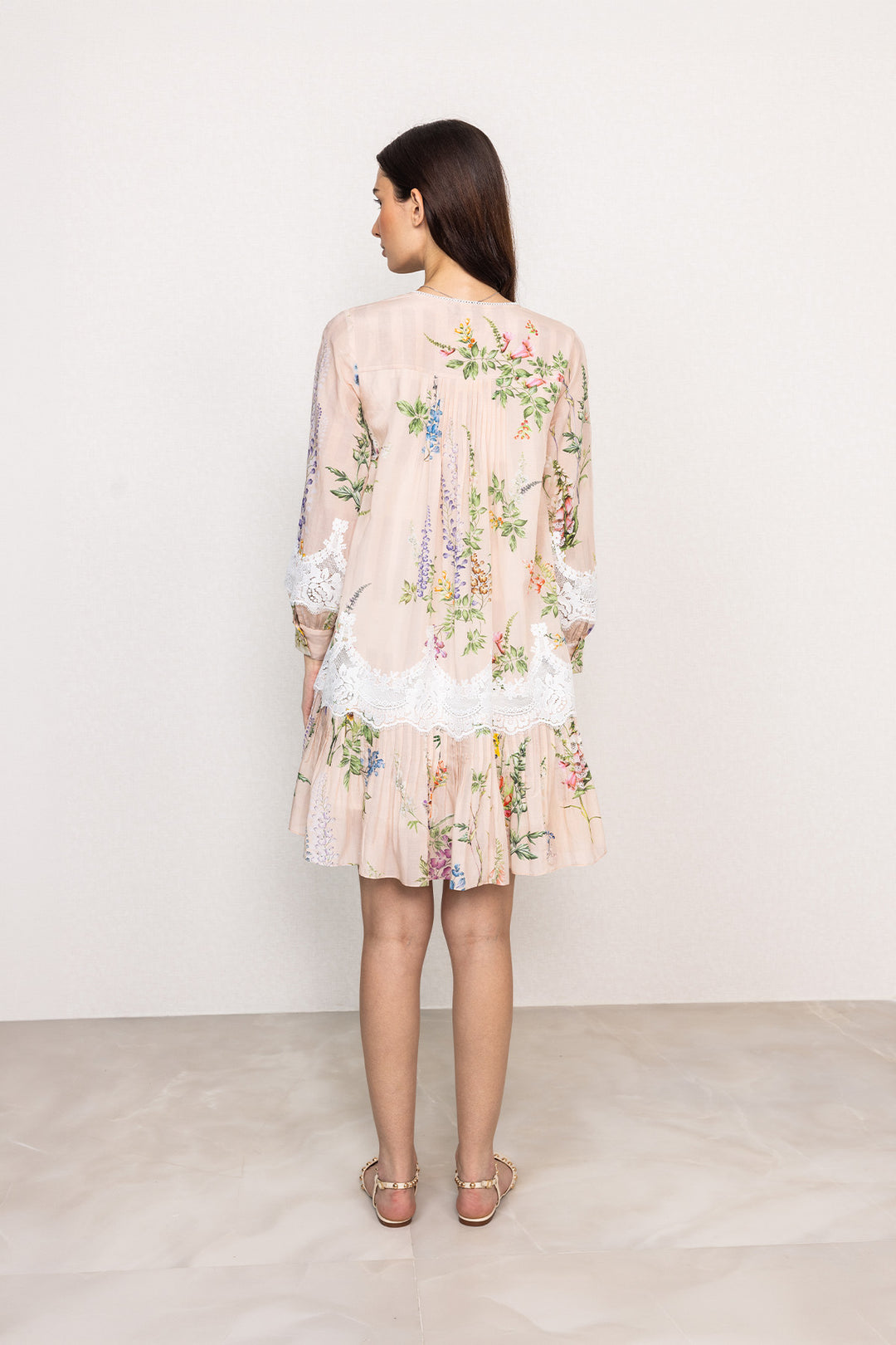 Edel Pintuck Mini Dress