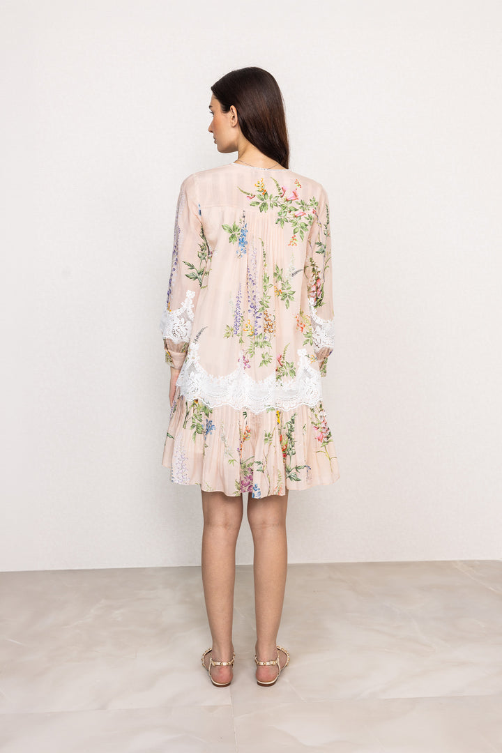 Edel Pintuck Mini Dress