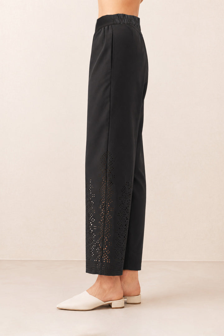 Kora Black Lace Pants