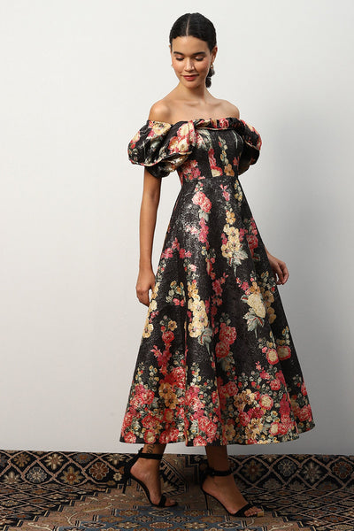 Teresa Off-shoulder Midi Dress