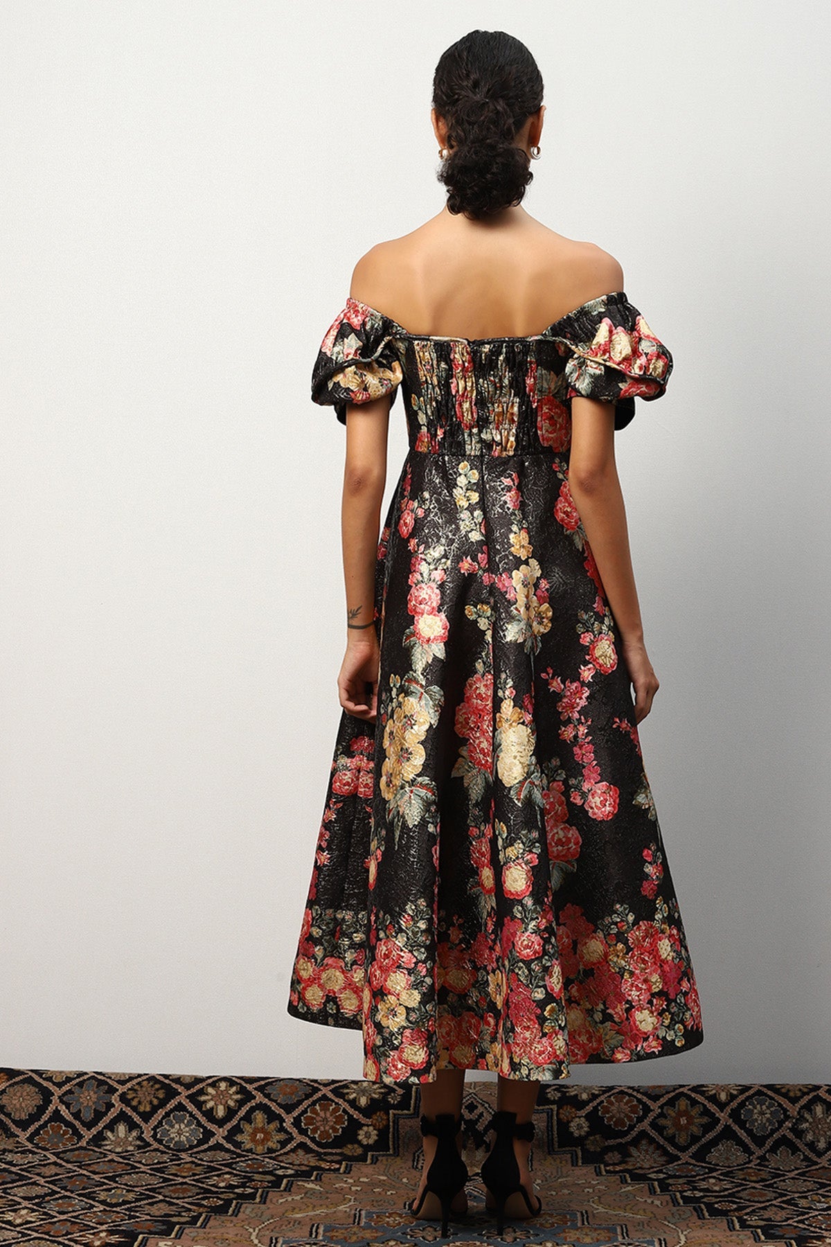 Teresa Off-shoulder Midi Dress