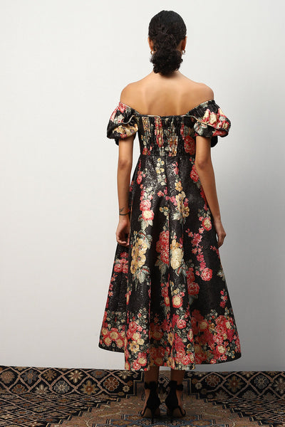 Teresa Off-shoulder Midi Dress