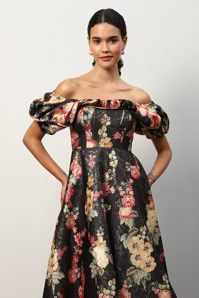 Teresa Off-shoulder Midi Dress