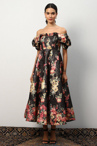 Teresa Off-shoulder Midi Dress