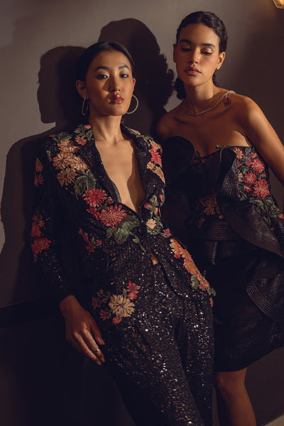 Koel Puri in Palermo 3D Embroidered Sequin Jacket