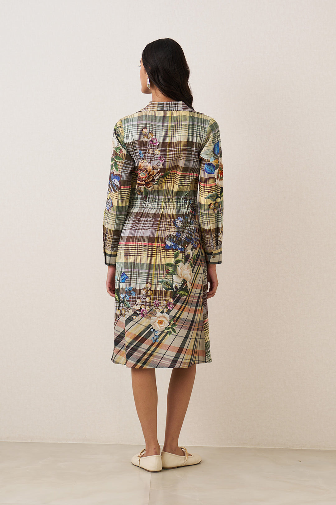 Fiona Overlap Midi Dress