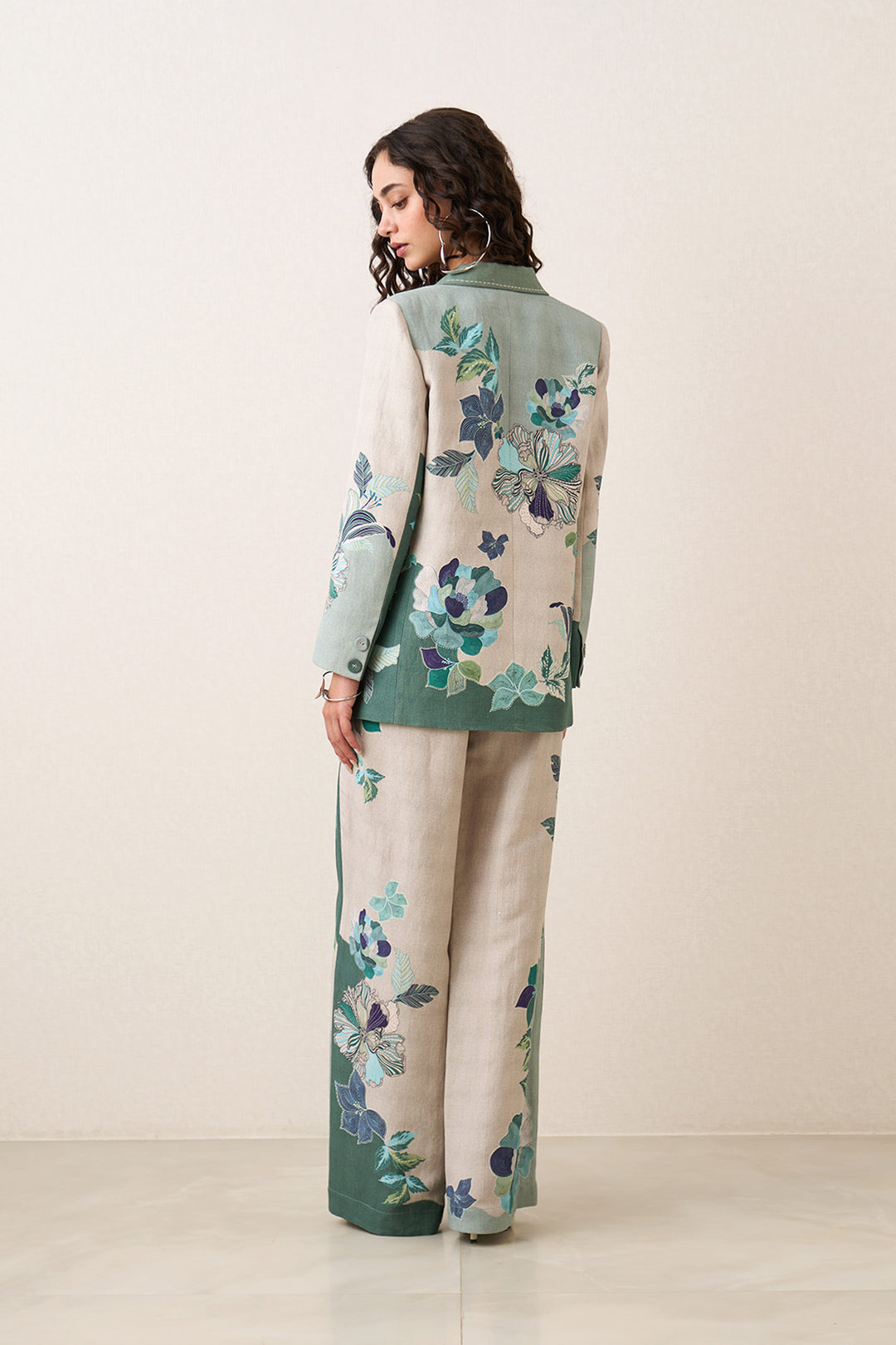 Rae Knotch Collar Jacket and Pants