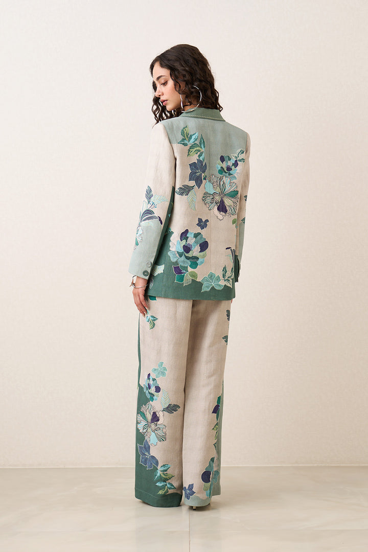 Rae Knotch Collar Jacket and Pants