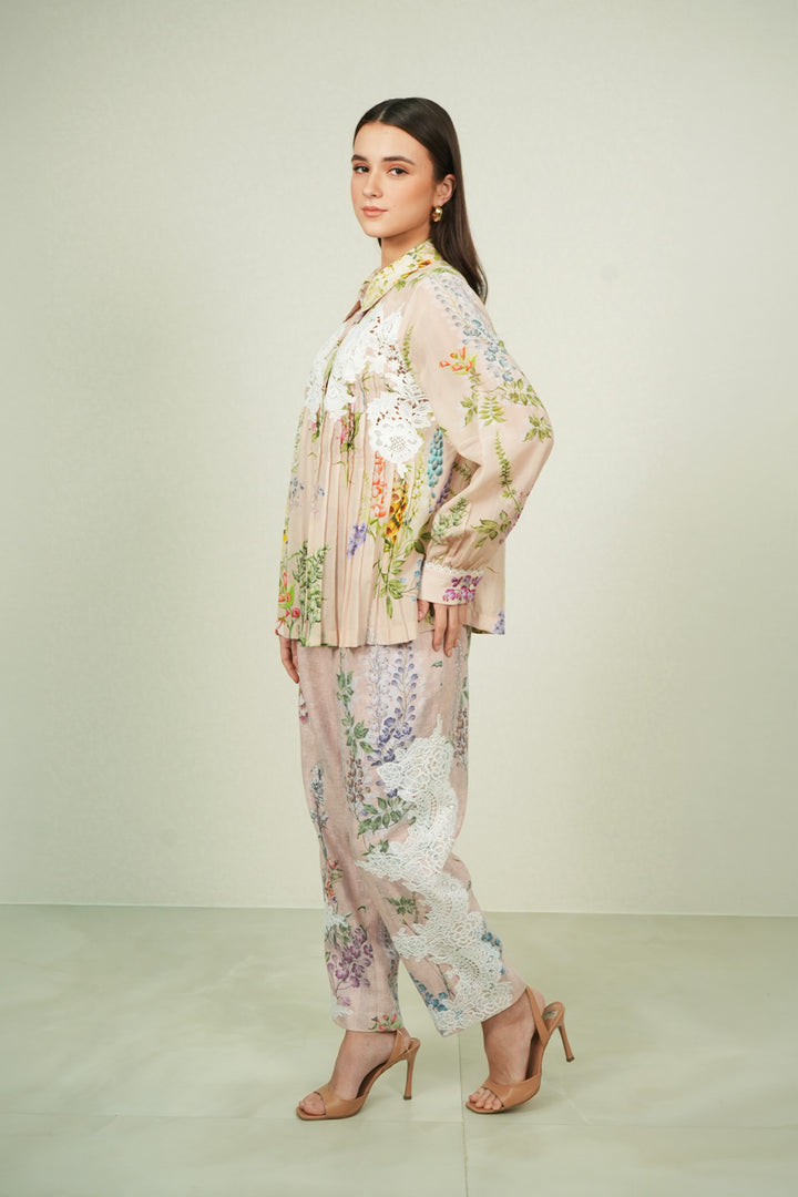 Bloomlet Pleated Shirt