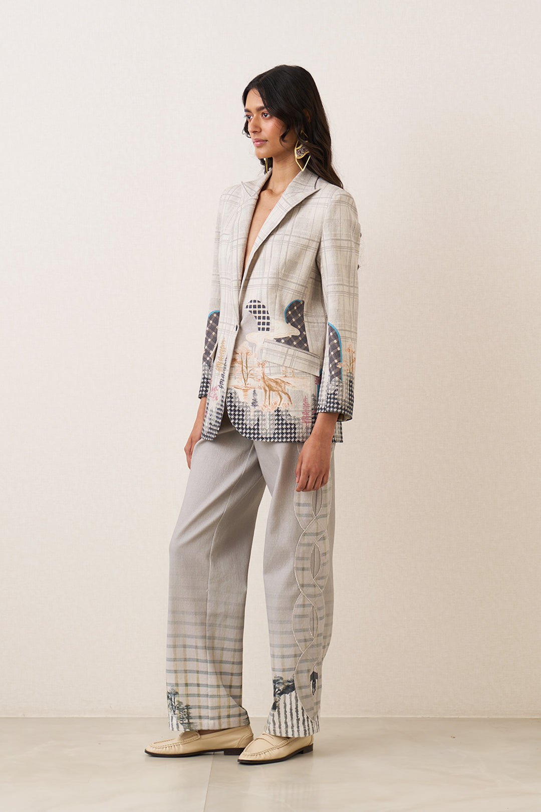 Orine Knotch Collar Jacket