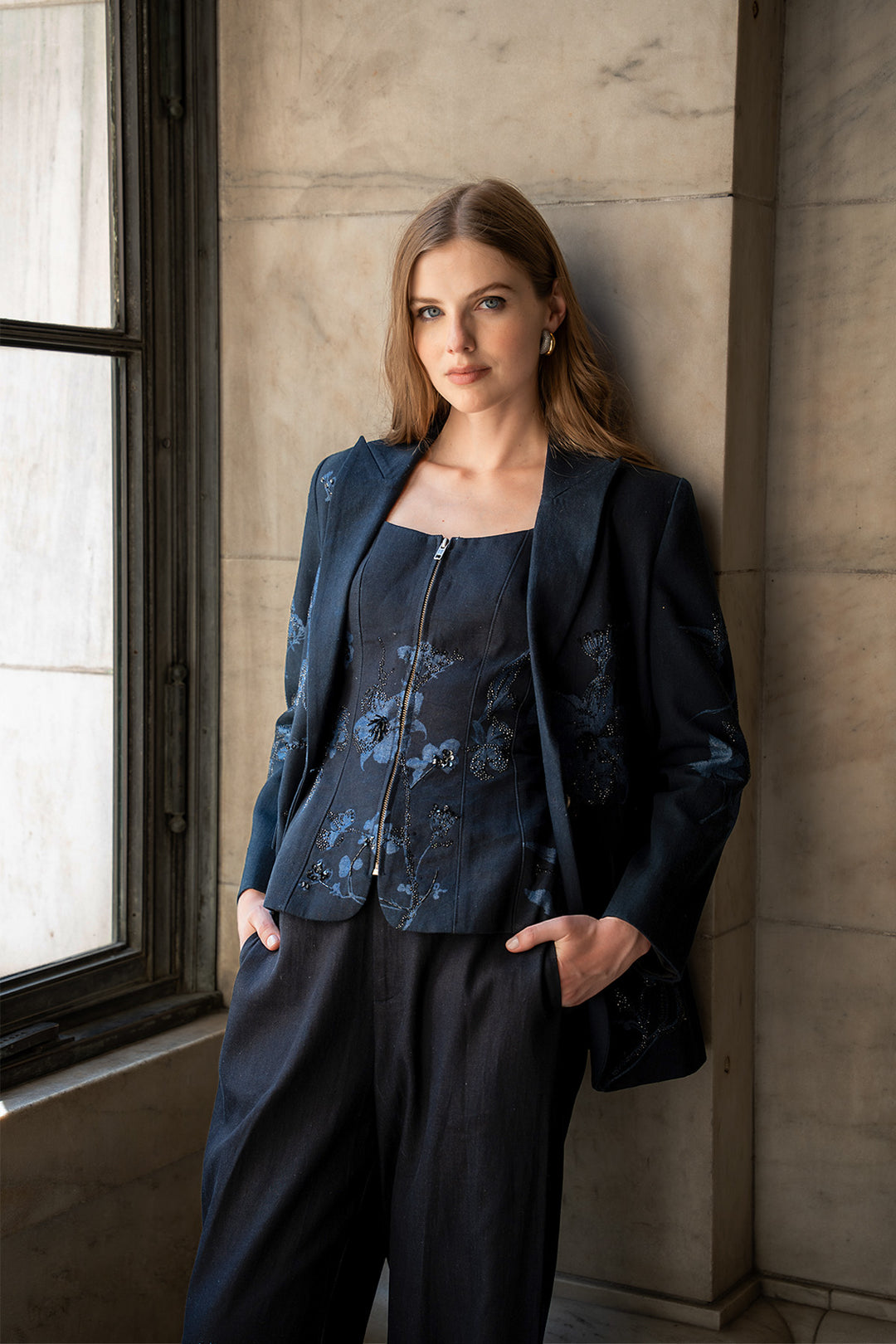 Elenor Front Zipper Waistcoat