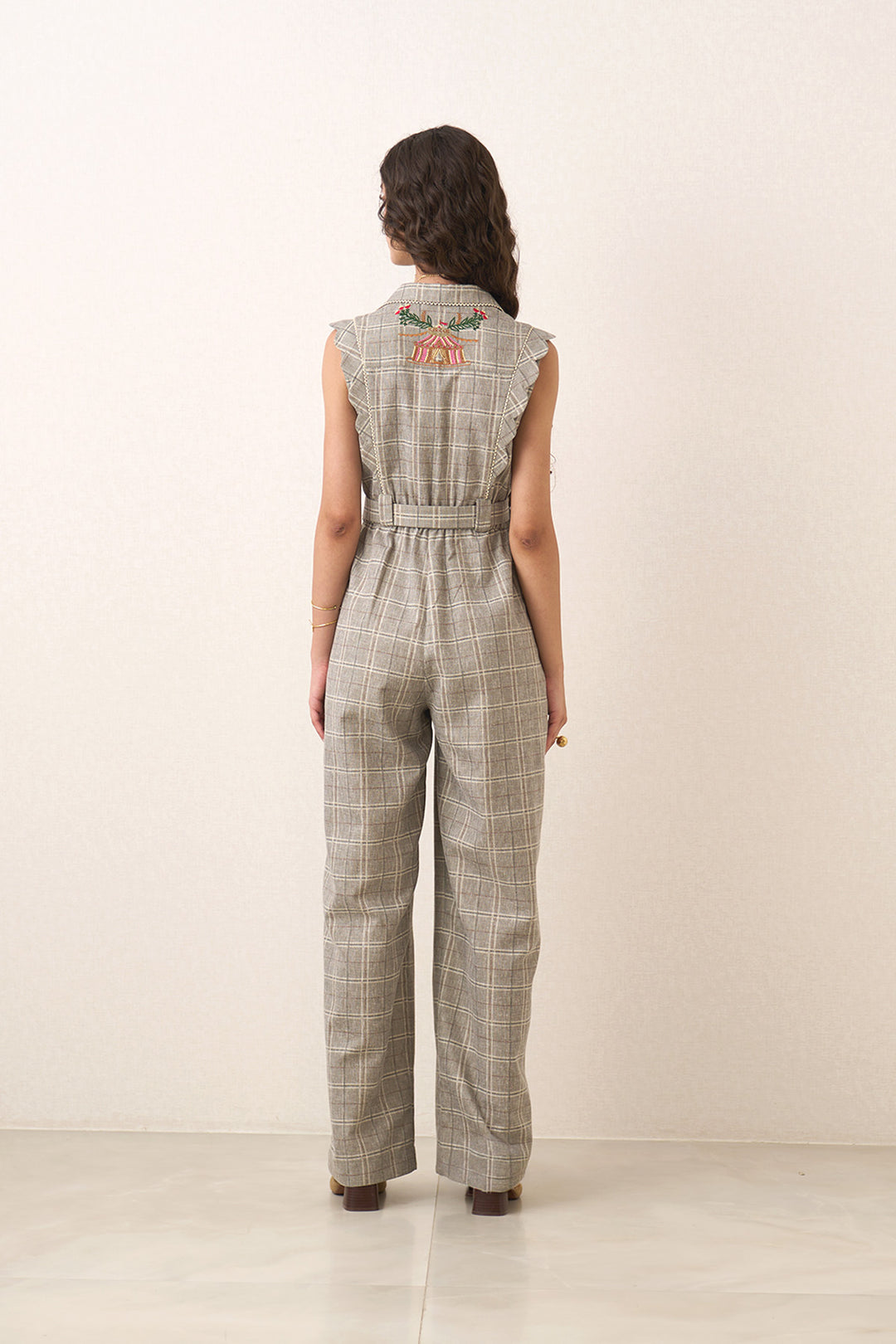 Rosyne Scalop Detail Jumpsuit