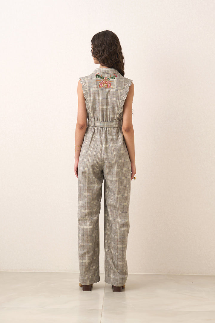 Rosyne Scalop Detail Jumpsuit