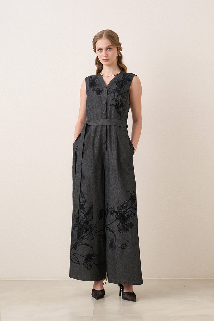 Maribelle Sleeveless Jumpsuit