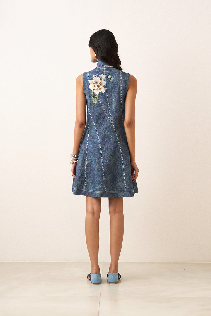 Zivi Curvy Panel Mini Dress