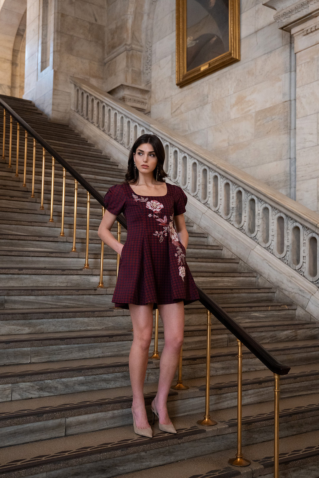 Zafyra Panel Mini Dress