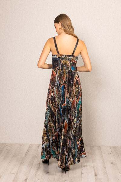 Everly Pleated Maxi Dress