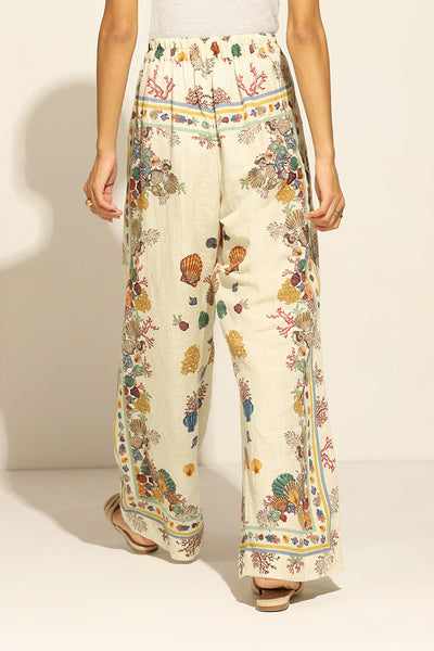 Ivory Wide Leg Pant