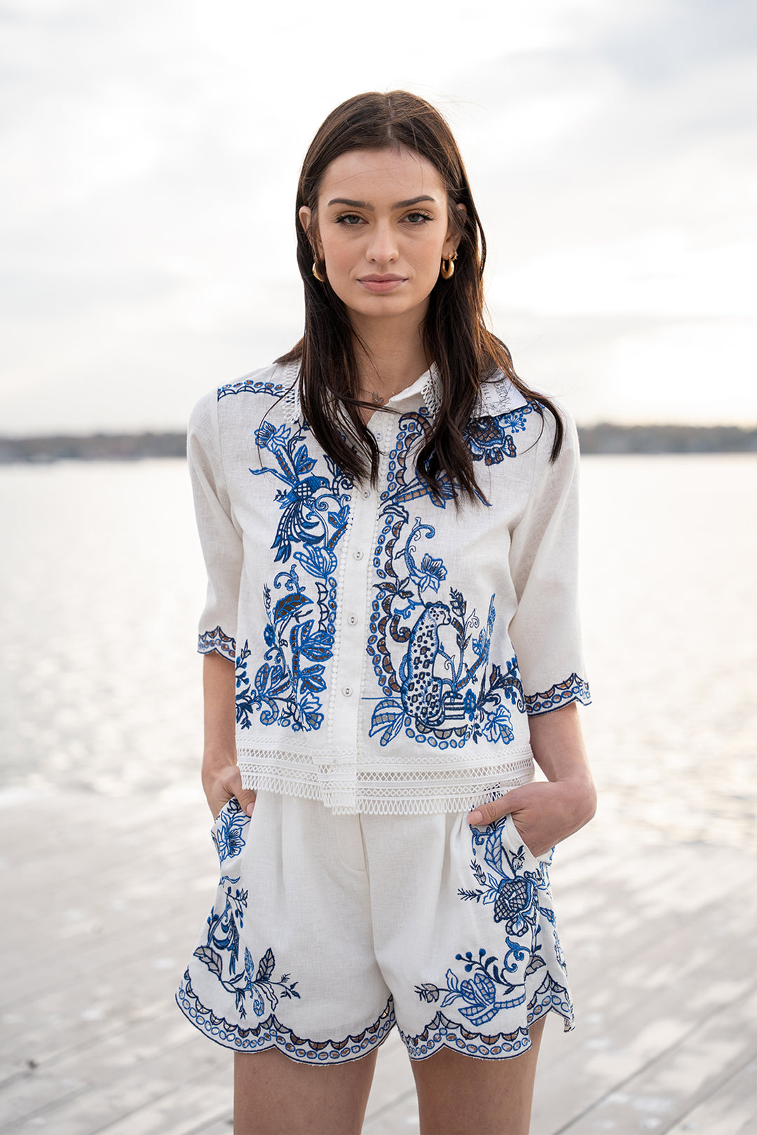 Zander Cropped Shirt